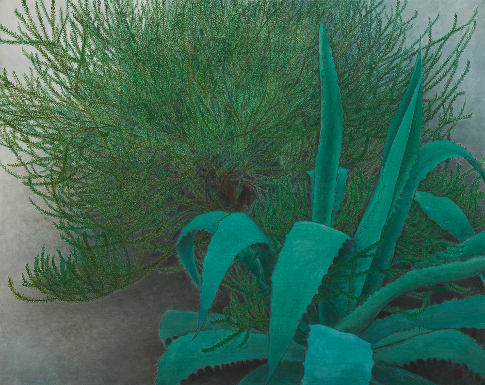 2020_018 Being together, Color on canvas, 130× 162cm, 2019