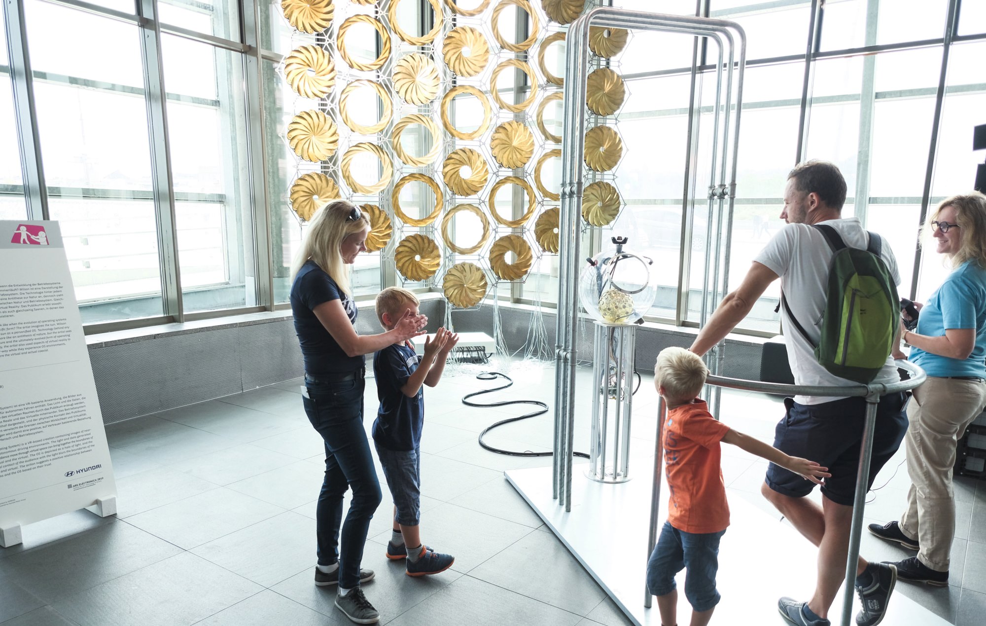 Wilson, 2019, Installation View @Ars Electronica Center, 2019, PhotoStefan FuertbauerGatty Image for Hyundai