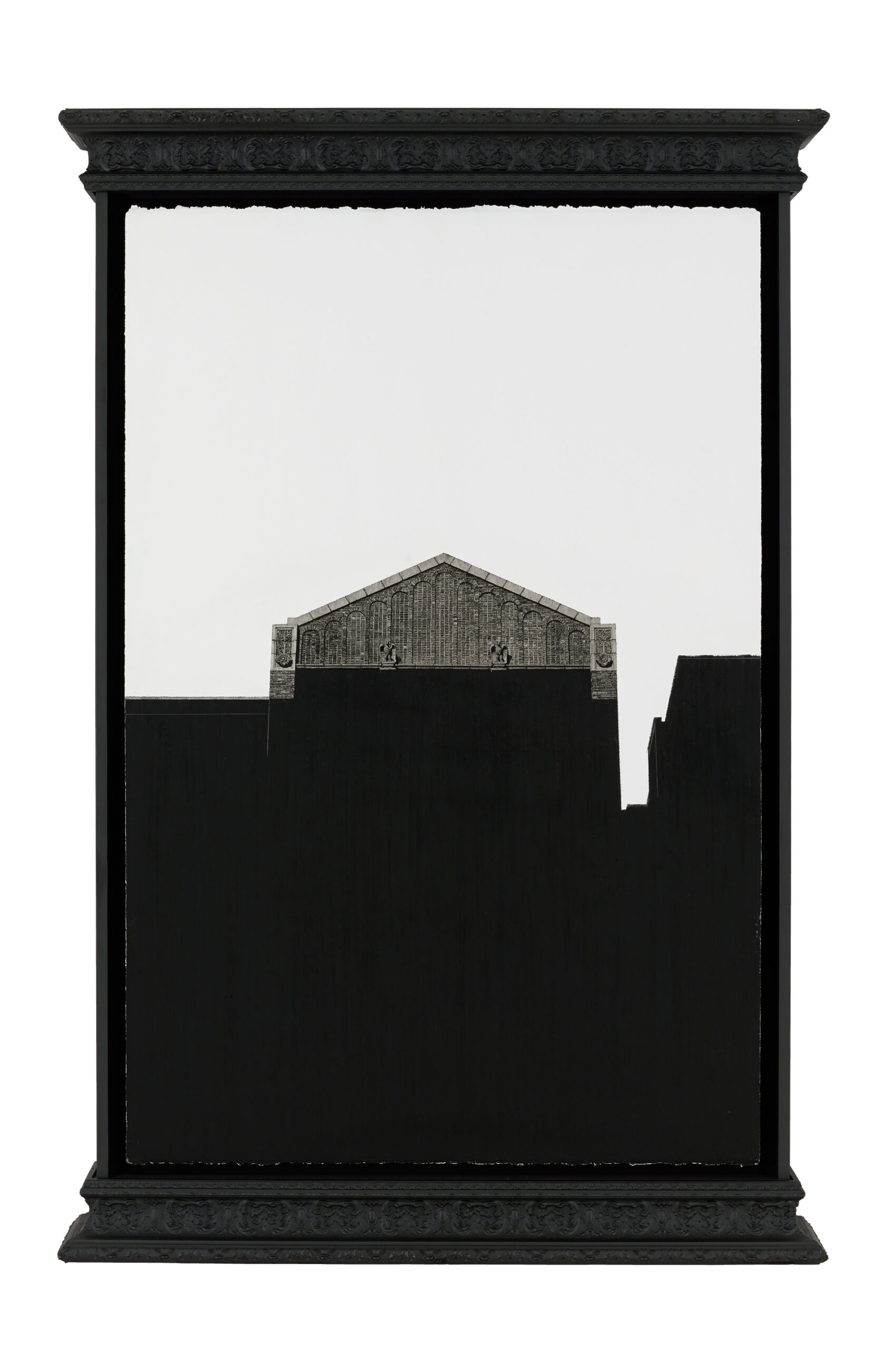 Traffic Building, 새김, Oil pastel, acrylic on paper_122x80.5cm_2015