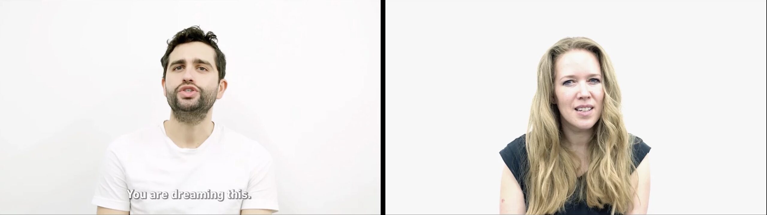 인간의 대화 1, 2018, 호크니갤러리 런던