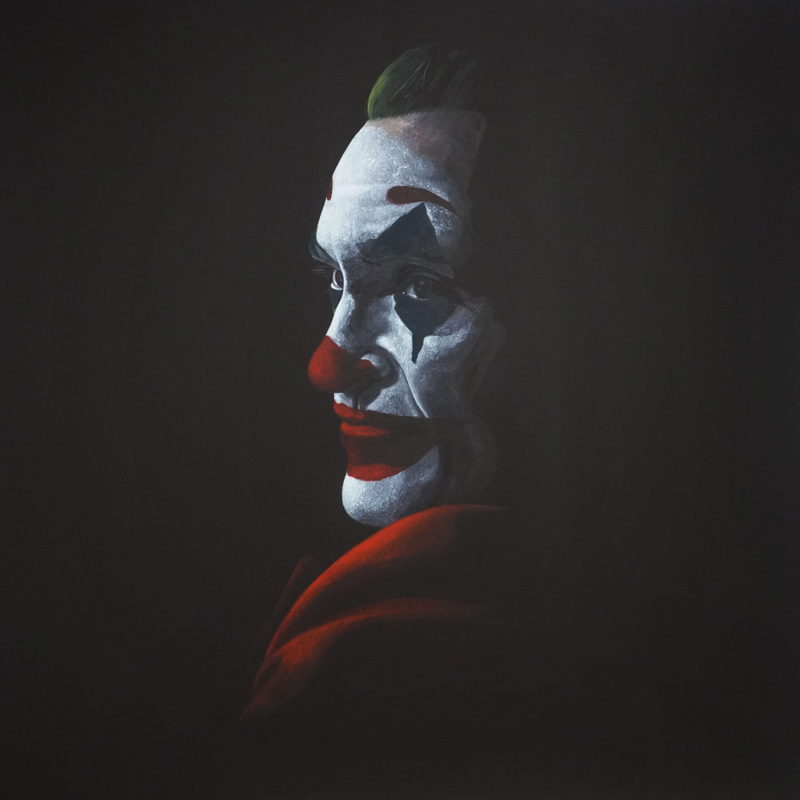 joker, acrylic on canvas, 97cm x 97cm, 2021