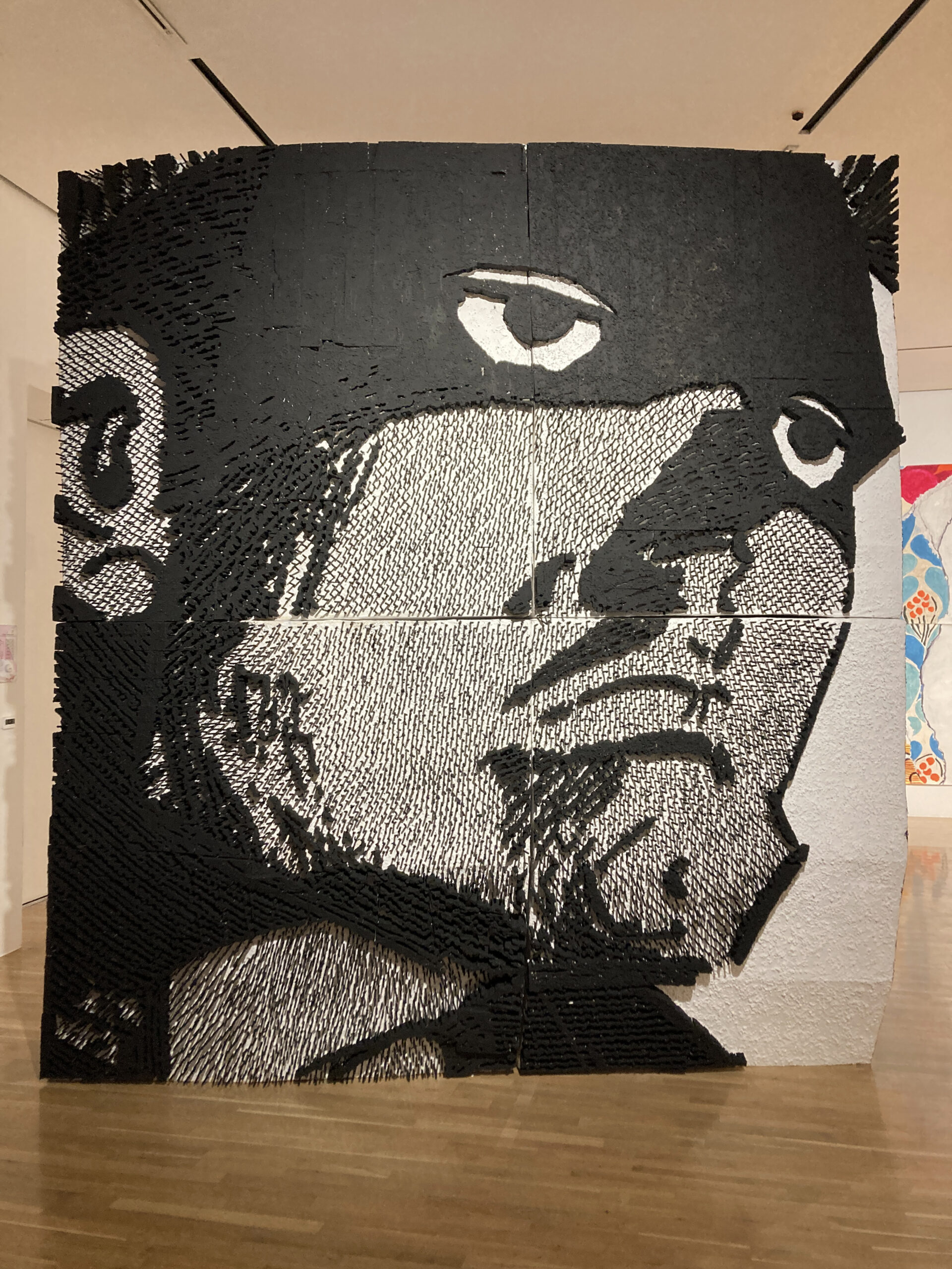 His Flesh and Bones,  epoxy, acrylic, enamel on clay, styrofoam, 332.5×302×80cm, 2023