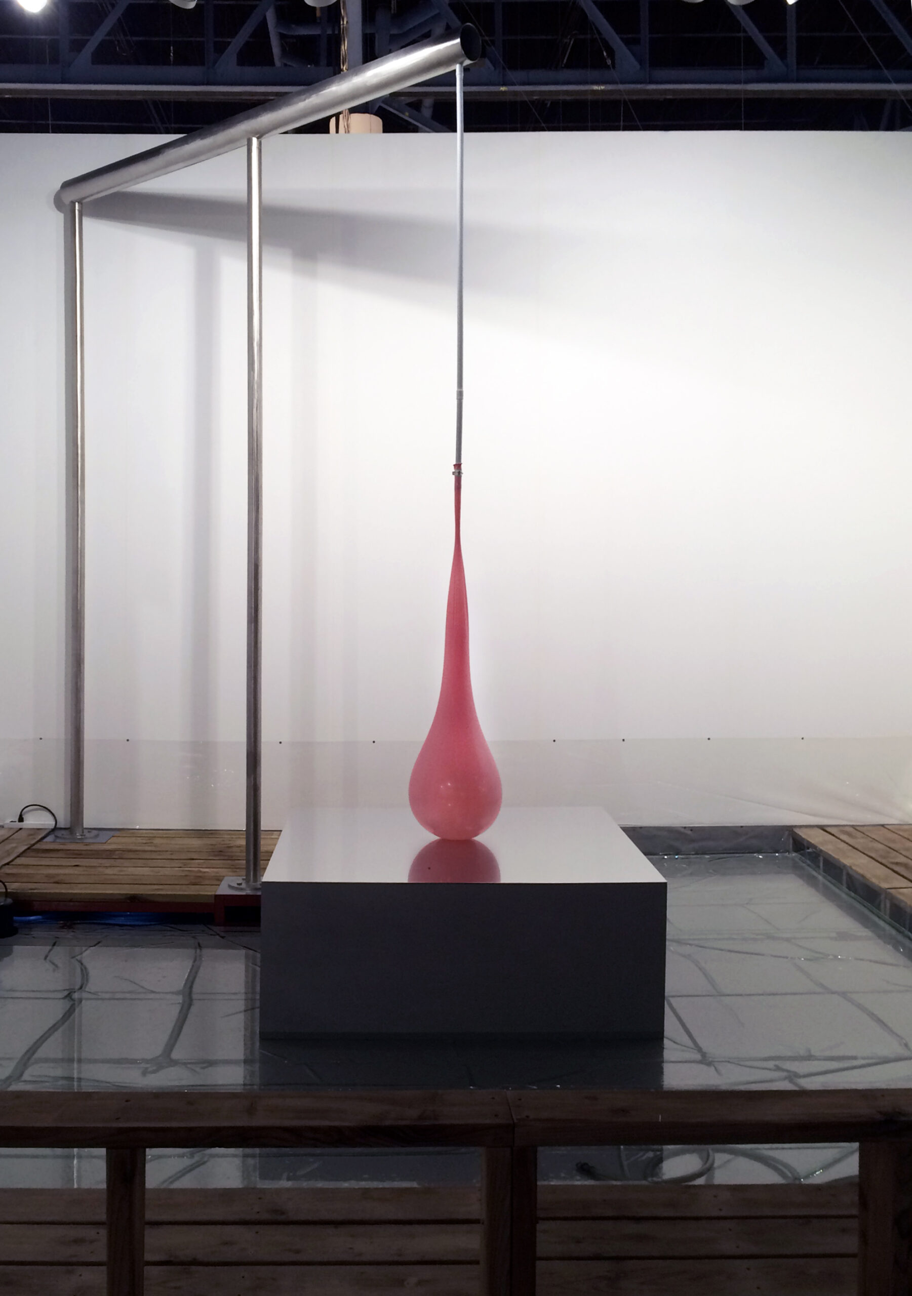 NYT(Pink Balloon), 2015, 혼합매체, 가변크기